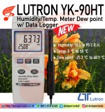 LUTRON YK-90HT Humidity Meter Temp. Dew point w/ Data Logger