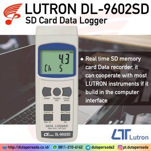 Lutron DL-9602SD - Real Time SD Card Data Logger