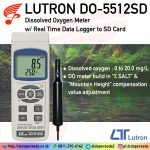 Lutron DO-5512SD - Dissolved Oxygen Meter with SD Card Data Recorder