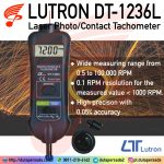 Lutron DT-1236L - Laser Photo / Contact Tachometer