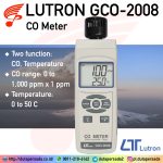 Lutron GCO-2008 - CO Meter with Temperature