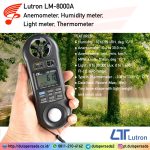 Lutron LM-8000A - Anemometer / Humidity Meter / Light Meter / Thermometer