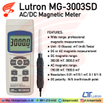 Lutron MG-3003SD - AC/DC Magnetic Meter with SD Card Data Recorder