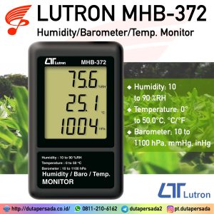 Lutron MHB-372 - Humidity/Barometer/Temperature Monitor