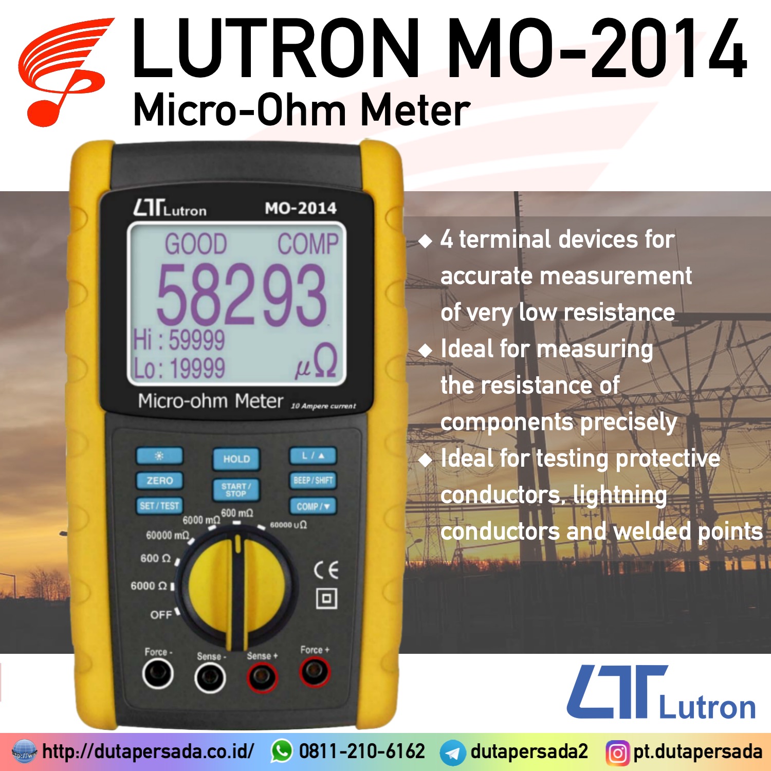 Lutron MO-2014 - Micro-Ohm Meter