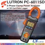 Lutron PC-6011SD - 3 Phase Clamp Power Analyzer