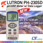 Lutron PH-230SD - pH/ORP Meter with SD Card Datalogger