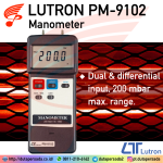 Lutron PM-9102 - Manometer 200 mbar