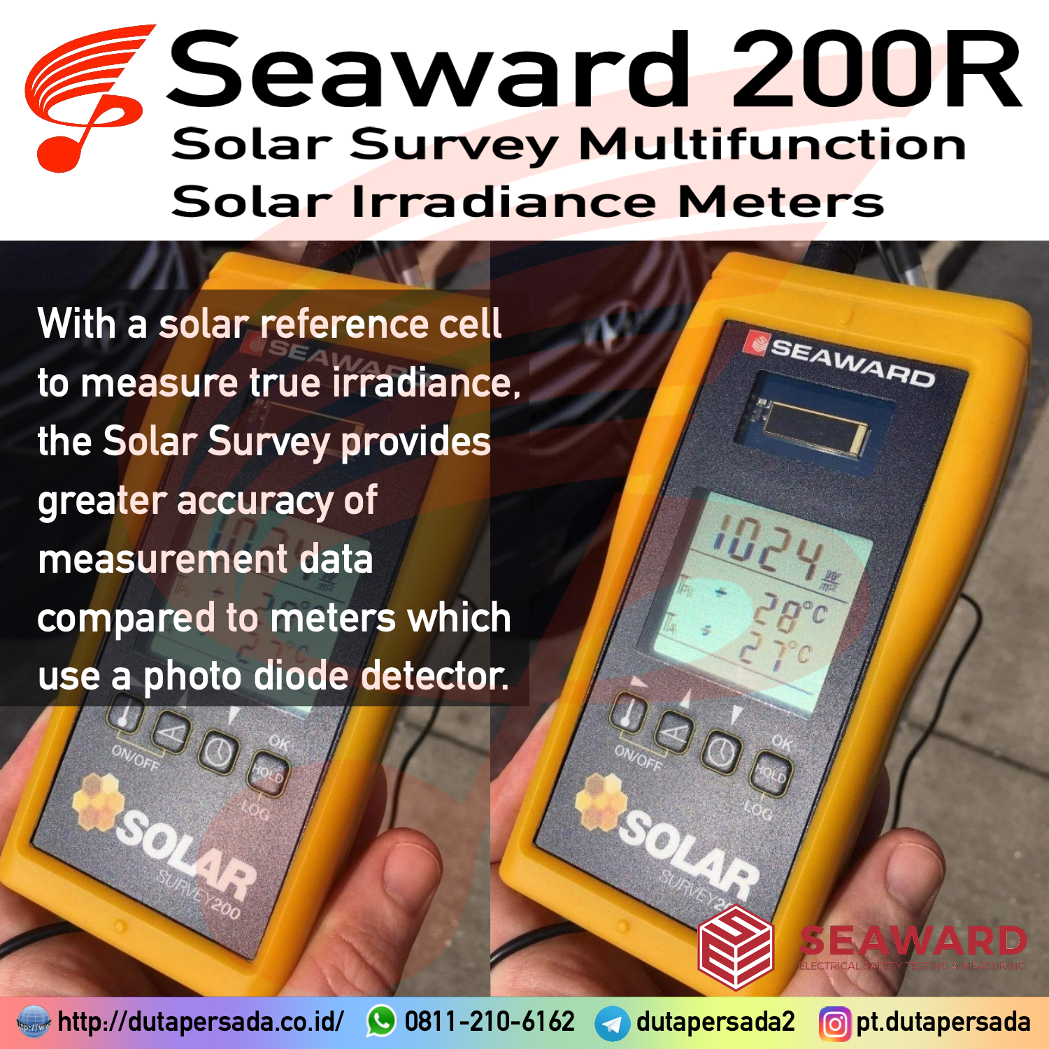 Seaward Solar Survey 200R - Irradiance Meters SS200R - Image 2