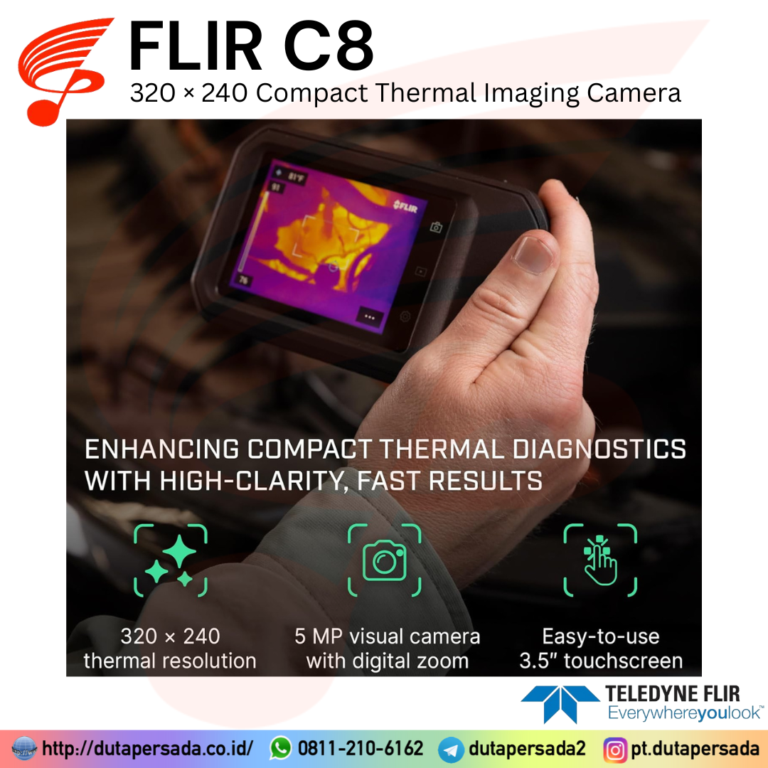 Flir C8 - 320 × 240 IR Resolution Compact Thermal Imaging Camera - Image 6
