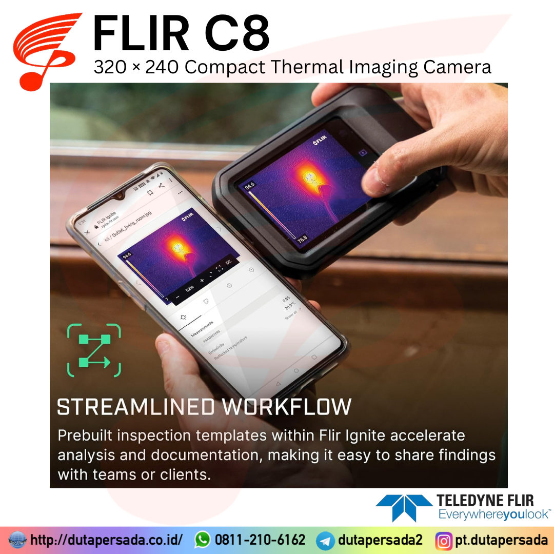 Flir C8 - 320 × 240 IR Resolution Compact Thermal Imaging Camera - Image 7