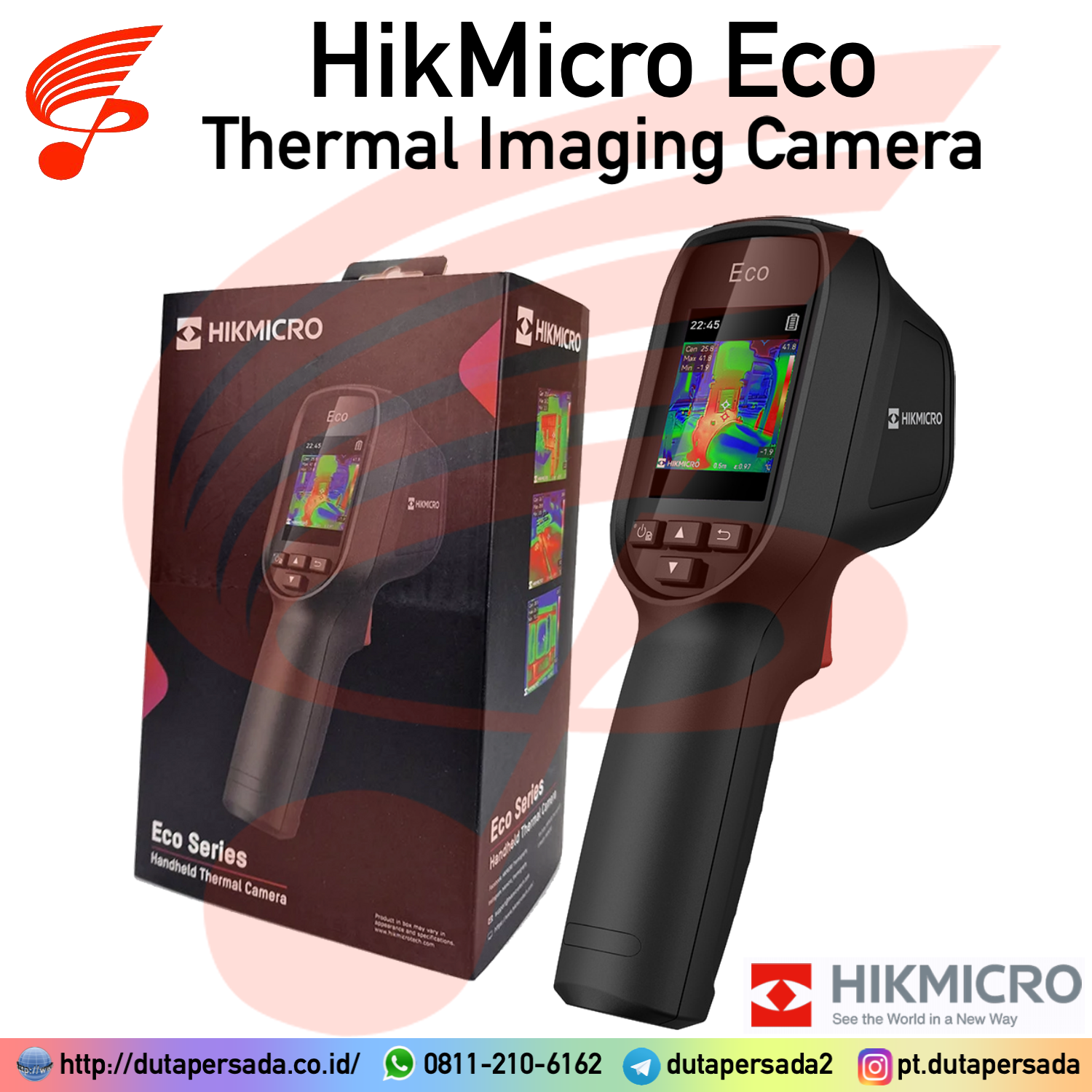 HIKMICRO Eco - Thermal Imaging Camera 240x240 SuperIR Resolution - Gambar 4
