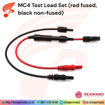Seaward MC4 Test Lead Set (red fused, black non-fused) - MC4 Test Lead for PV150 PV200