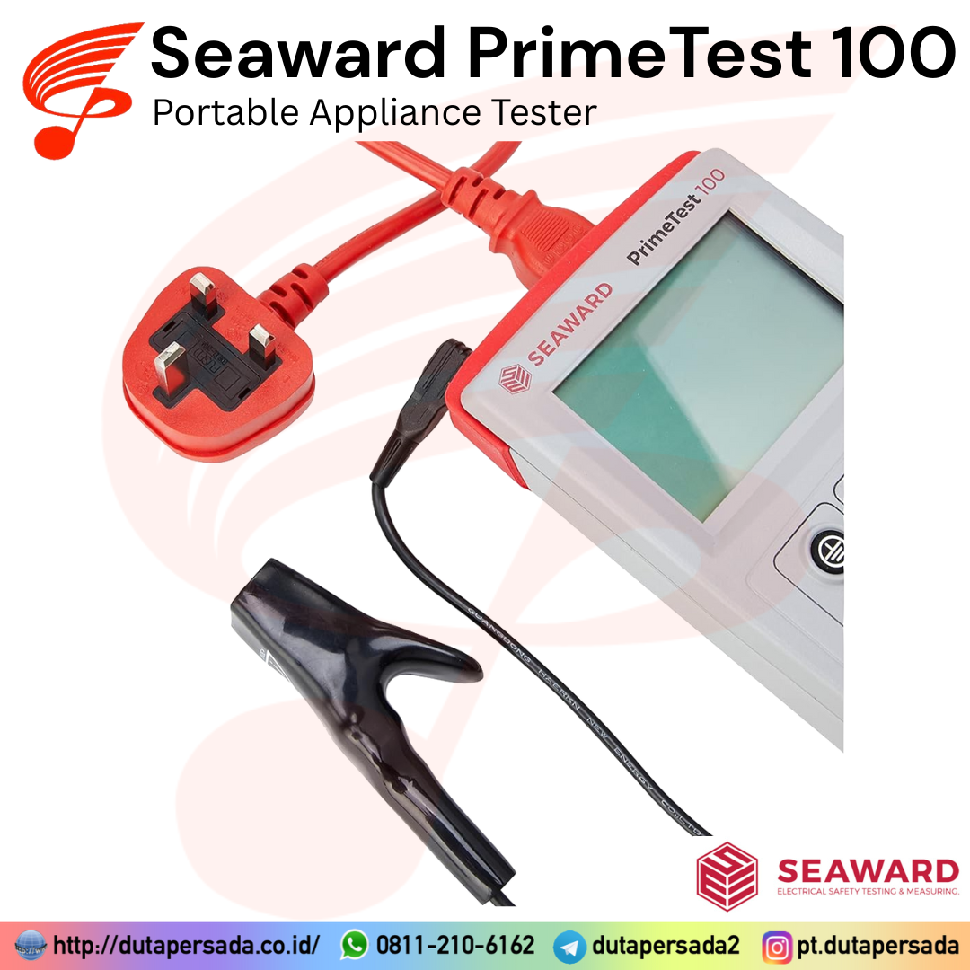 Seaward PrimeTest 100 - Portable Appliance Tester (PAT Tester) - Gambar 3