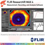 Flir ResearchIR MAX 4 - Software (Measurement, Recording, Analysis) for E95 E85 E75 E53 E40 E60 T840 T530 T540
