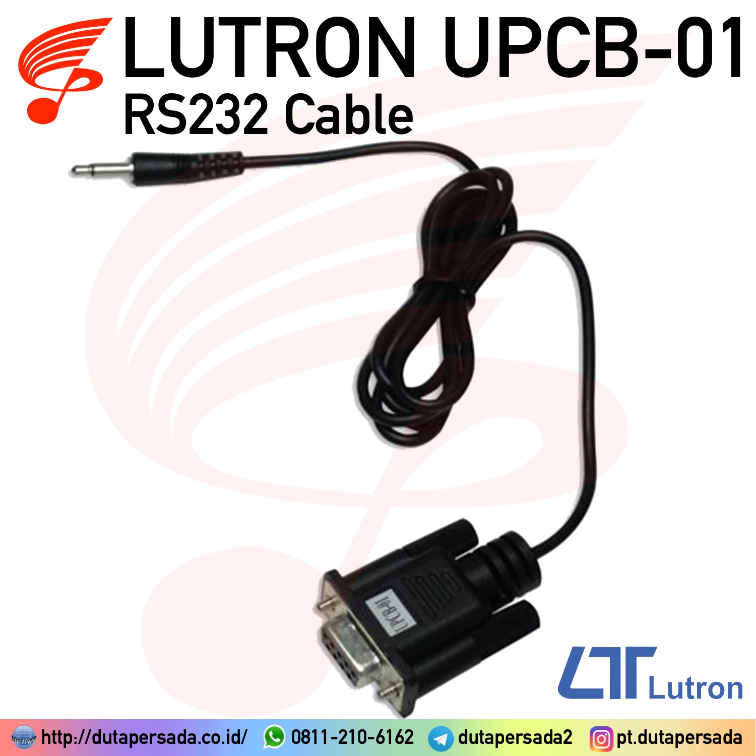 Lutron UPCB-01 - RS232 Interface Cable