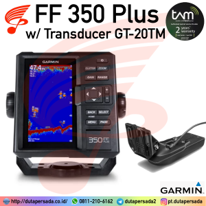 Garmin FF 350 Plus with GT-20TM - FishFinder with Transducer GT20 (ClearVu)