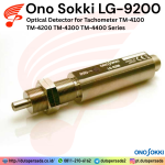 Ono Sokki LG-9200 - Optical Detector for Tachometer TM-4100 TM-4200 TM-4300 TM-4400 Series