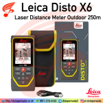 Leica Disto X6 - Laser Distance Meter Outdoor 250m