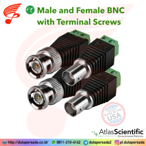 Atlas Scientific Male and Female BNC with Terminal Screws (2 Pack) #BNC-MFT