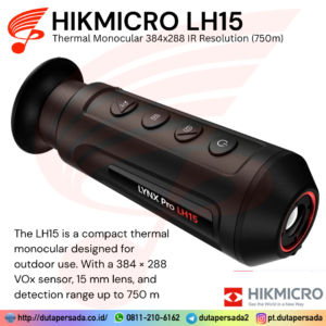 HIKMICRO LYNX Pro LH15 - Thermal Monocular with 384x288 IR Resolution (750m)