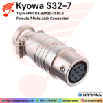 Kyowa S32-7 - Tajimi Female 7 Pole Jack Connector PRC03-32A10-7F10.5