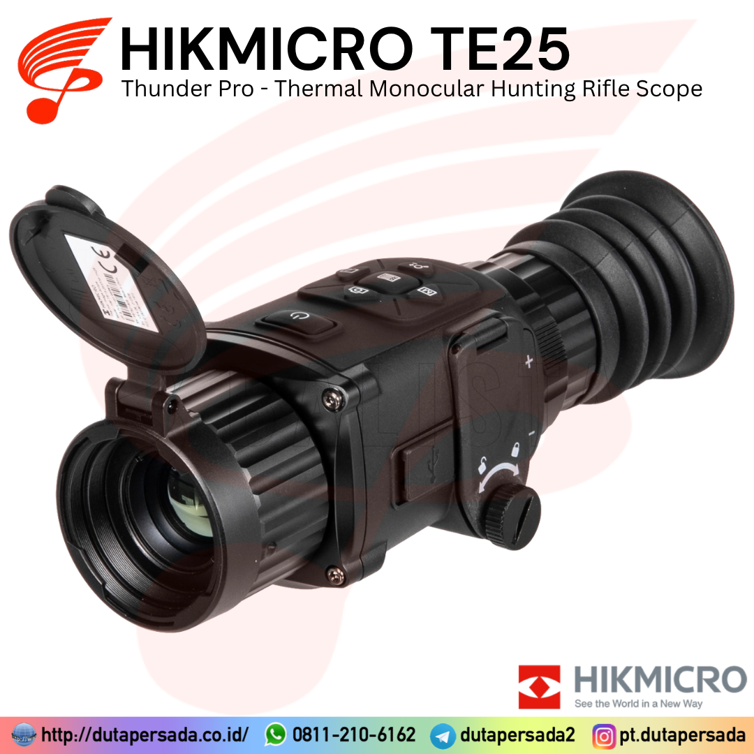HIKMICRO Thunder Pro TE25 - 256×192 IR Resolution Thermal Monocular Hunting Rifle Scope (1200m) - Gambar 2