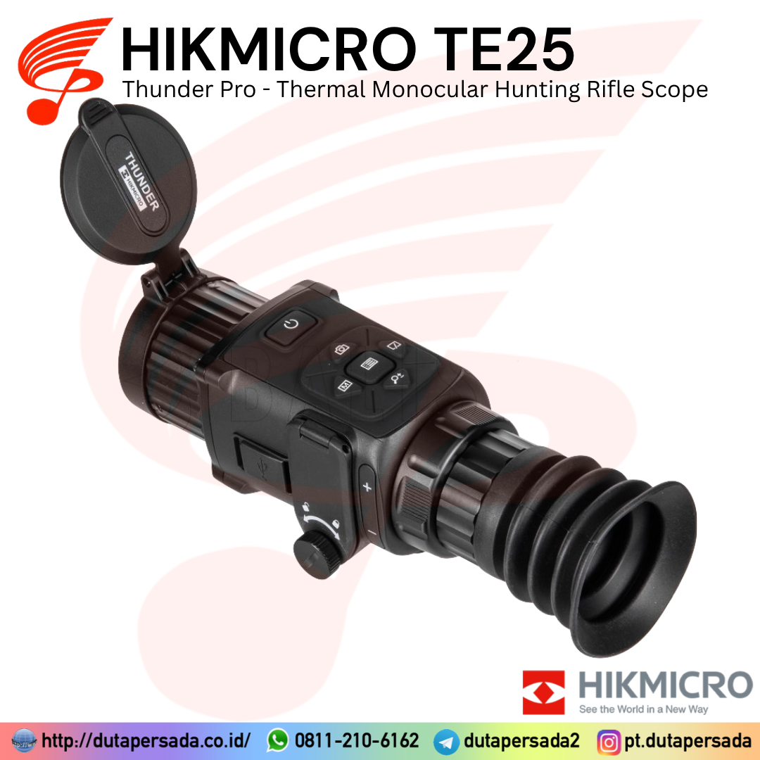 HIKMICRO Thunder Pro TE25 - 256×192 IR Resolution Thermal Monocular Hunting Rifle Scope (1200m) - Gambar 3