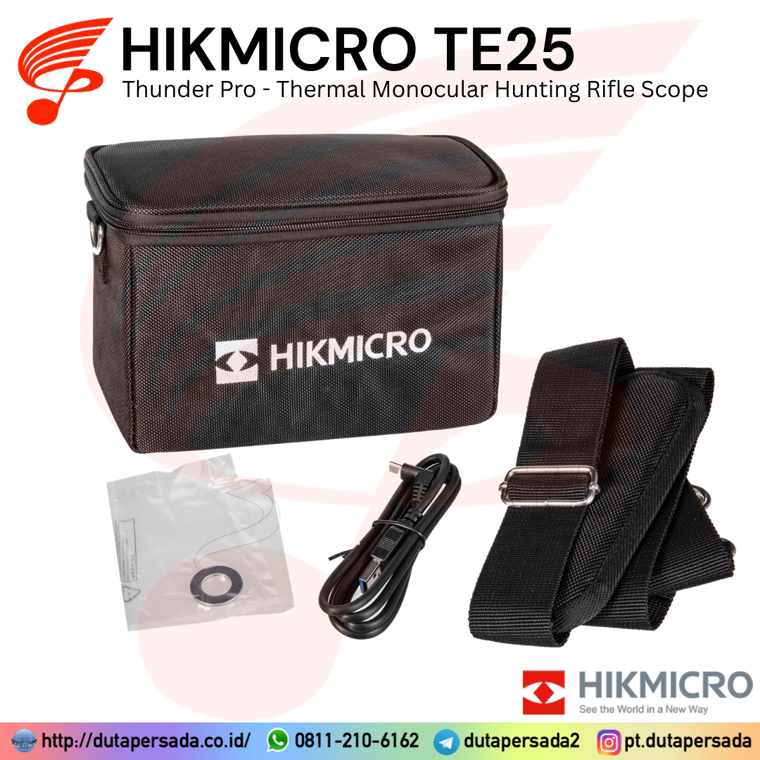 HIKMICRO Thunder Pro TE25 - 256×192 IR Resolution Thermal Monocular Hunting Rifle Scope (1200m) - Gambar 5