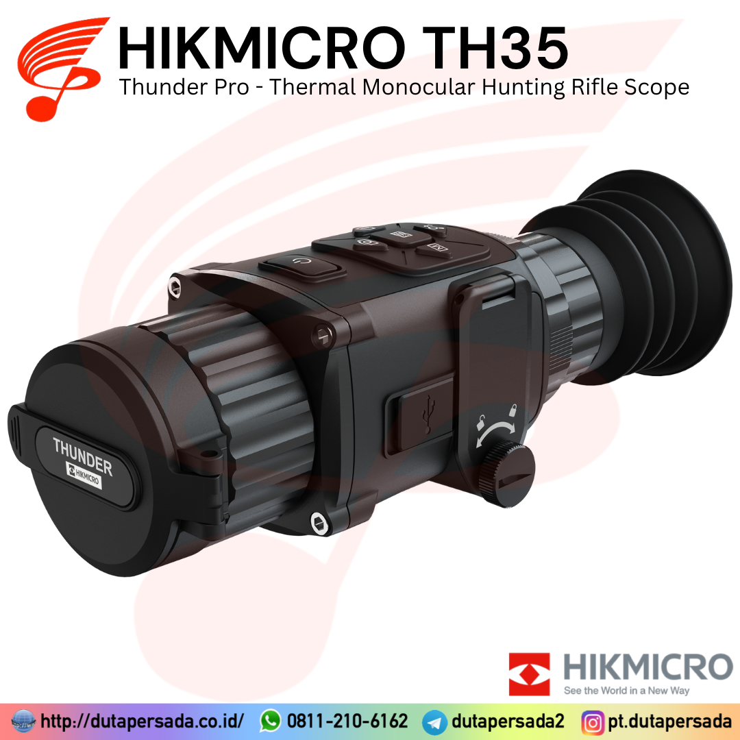 HIKMICRO Thunder TH35 - 384× 288 IR Resolution Thermal Monocular Hunting Rifle Scope